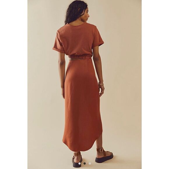 Free People Rae Maxi Dress in Sienna - Picture 3 of 10